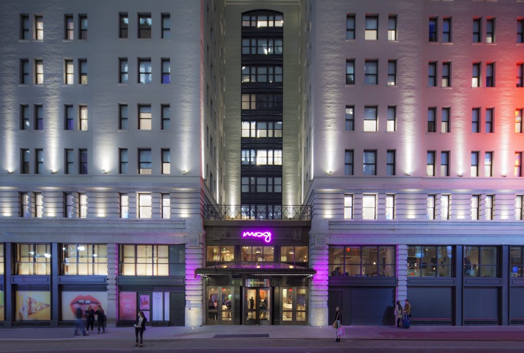 Moxy Times Square Hotel Exterior